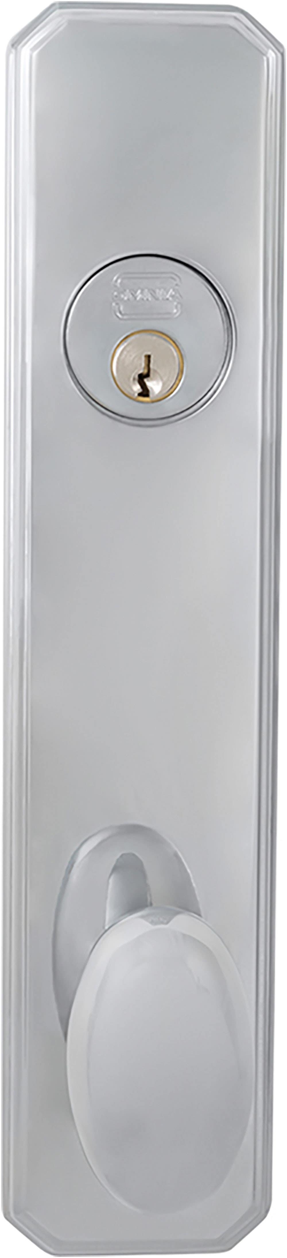 Omnia D11432 Exterior Traditional Deadbolt Entrance Knob Lockset - Solid Brass