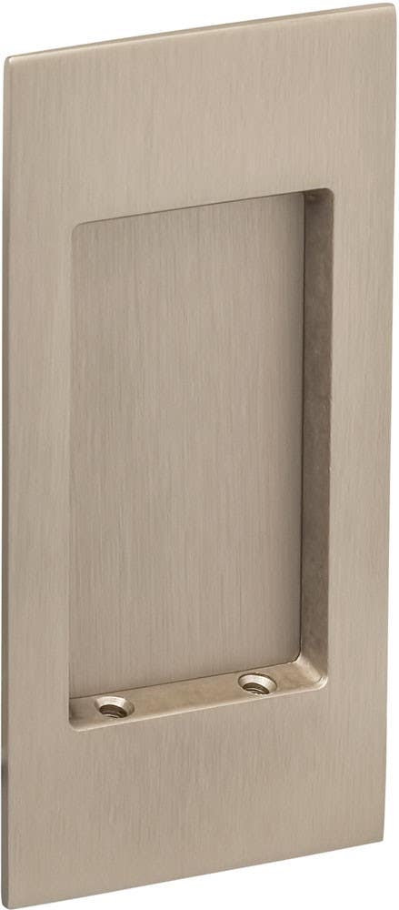 Omnia 7036/0 Modern Rectangular Flush Cup - Solid Brass