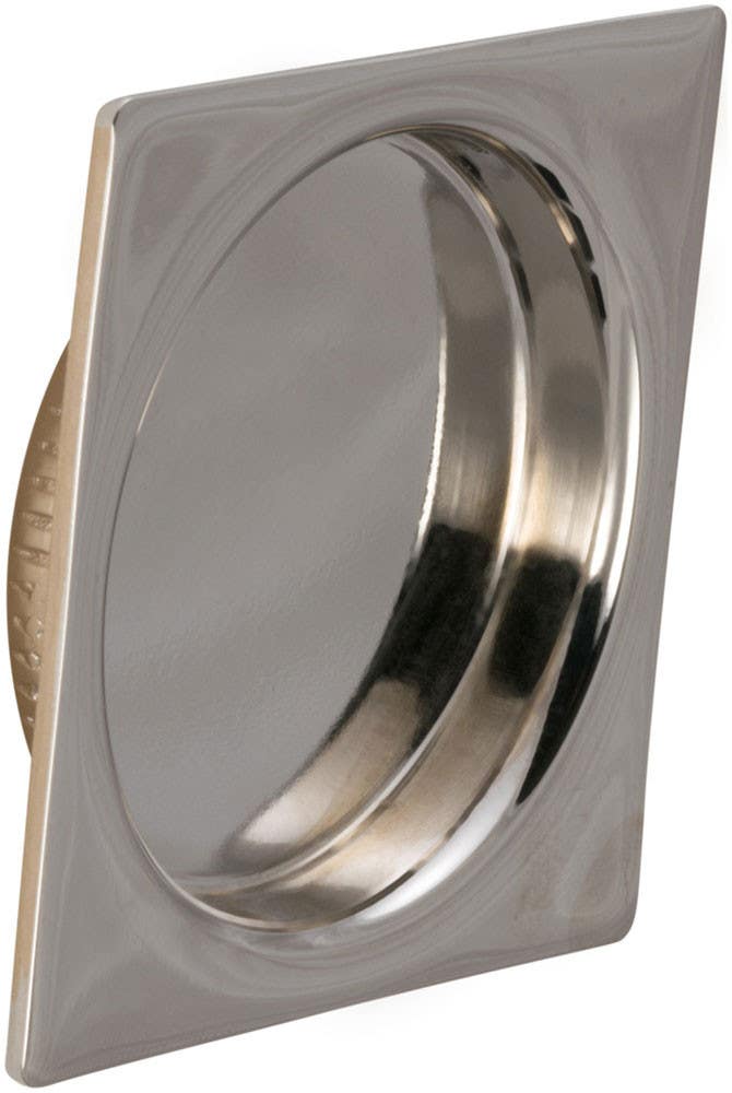 Omnia 7504-52 Square Cup Pull - Solid Brass or Stainless Steel