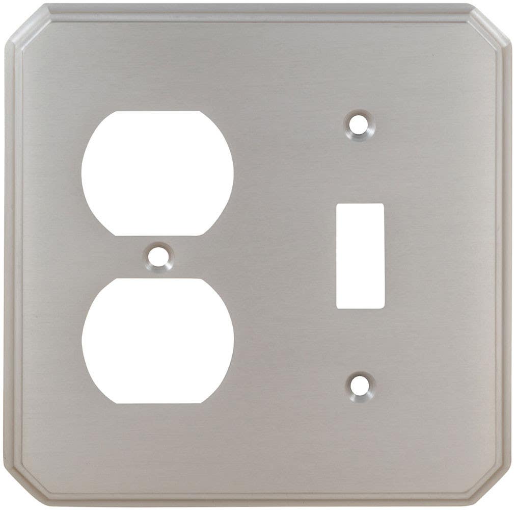 Omnia 8014/C Traditional Switchplate - Combination