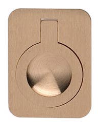 Omnia 9588/60. Rectangular Drop Ring-Solid Brass