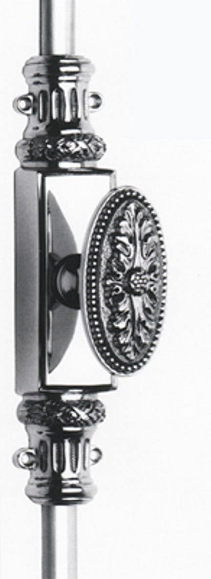 Omnia 2057CR Cremone Bolt Set, w / Rods, Guides, Strikes (up to 8' door) (US3)