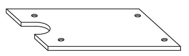 Rixson 274056 Floor Plate Package For SEC27 Closer