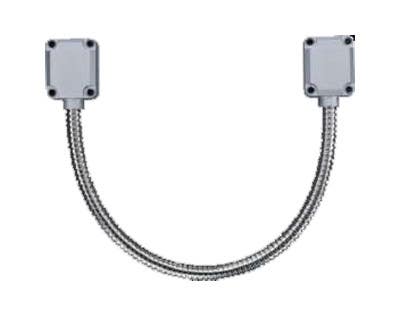 Cal-Royal DLM30 Heavy Duty Armored Door Loop,Finish-Satin Stainless Steel