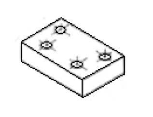 Trimco 4016S Black Nylon Spacer for 4016 Swing Arm Door Guard