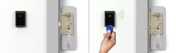 Accurate Lock & Hardware CH M9100ELR Ligature Resistant Motor Drive Electric Latch Retraction Crescent Mortise Set, Standard Grade 1 Lock, For 1-3/4" Door