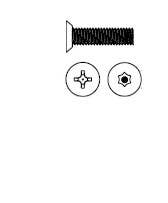 Markar MS10075 10-32 x 3/4" Flat Head Machine Screw, Stainless Steel