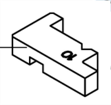MUL-T-Lock 9 PPL-C-LAT-PKR-SH Latch Key Retaining For Pop C-Series Padlocks-Short