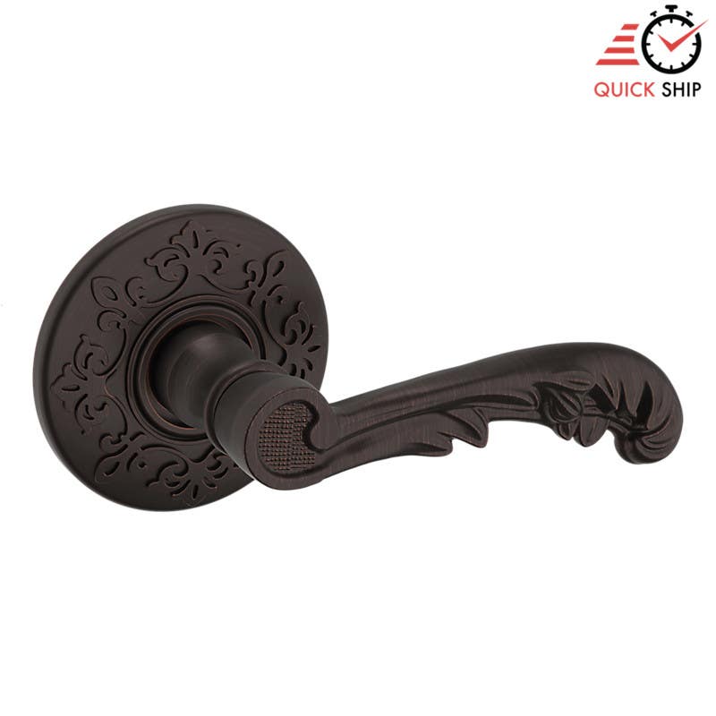 Baldwin Estate 5121 Door Lever w/ R012 Rose, 2 3/8" Backset