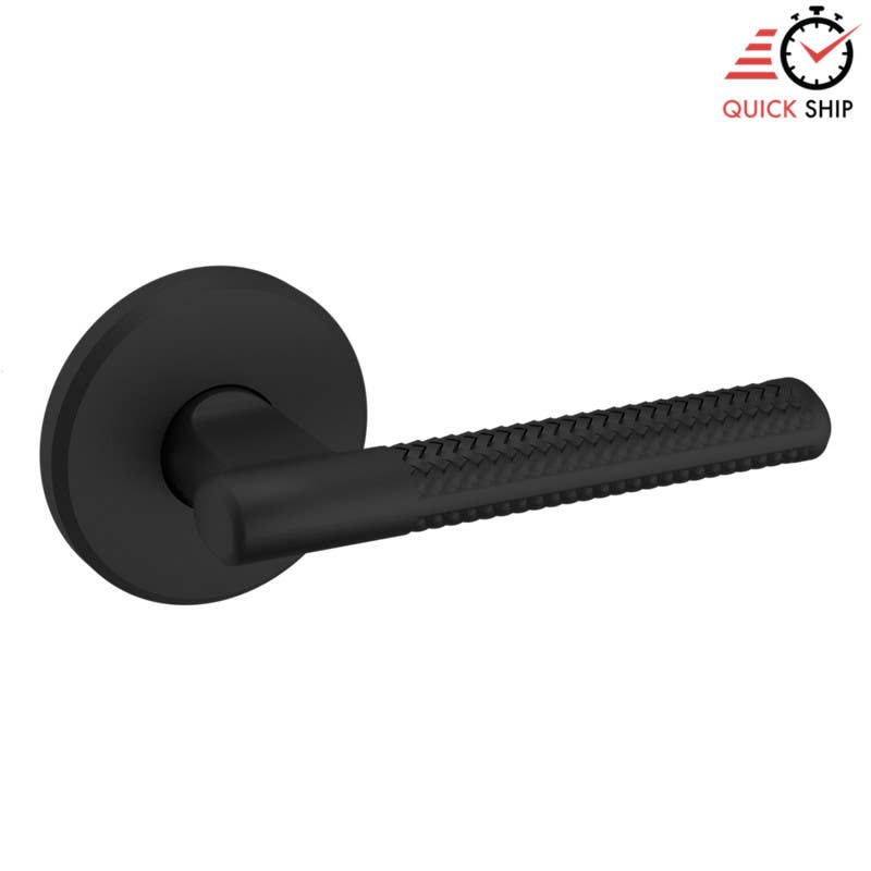 Baldwin Estate L015 Door Lever w/ R016 Rose, 2 3/8" Backset