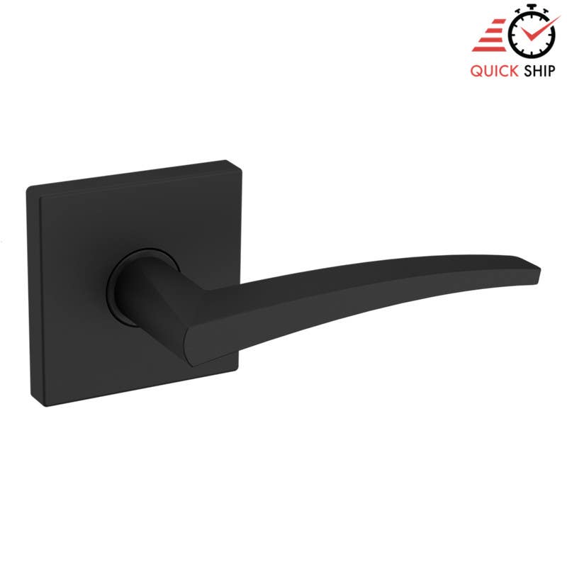 Baldwin Estate L022 Door Lever w/ R017 Rose, 2 3/8" Backset