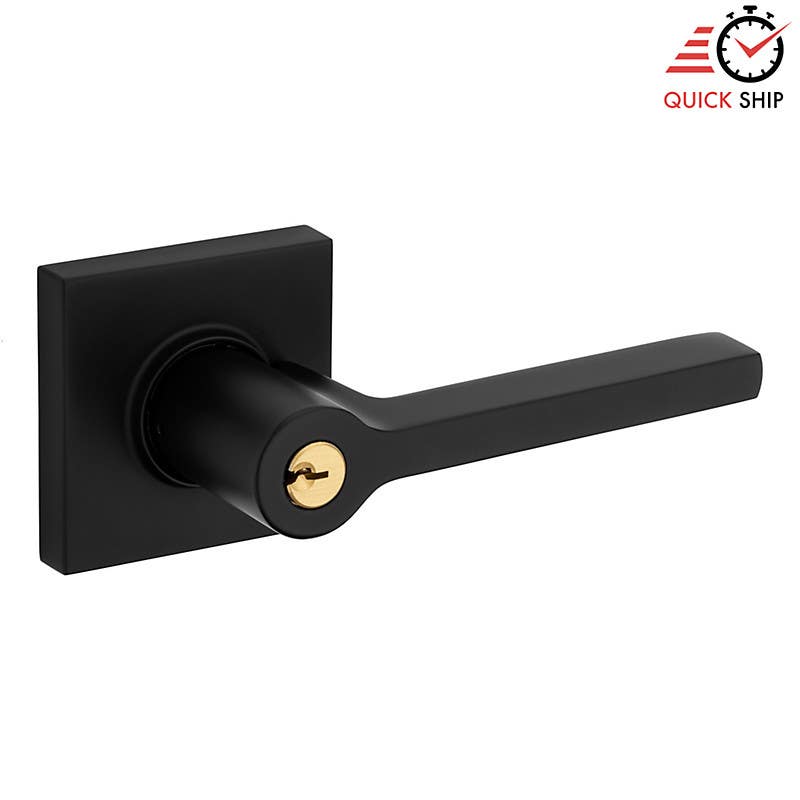 Baldwin Estate 528 Square Door Lever w/ Square Rose
