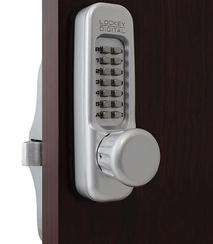 Lockey 160P Keyless Heavy Duty Passage Knob Panic Trim, Zinc-Plated Steel