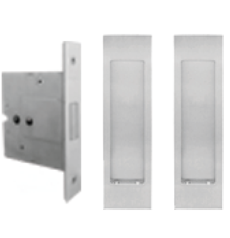 INOX PD5000 Interior Mortise Lockset w/ FH27 Linear Flush Pull