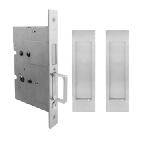 INOX PD8000 Interior Mortise Lockset w/ FH27 Linear Flush Pull