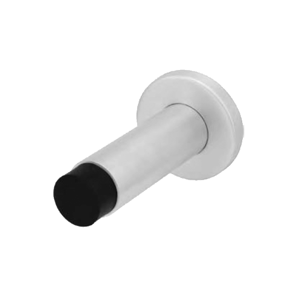 INOX DSIX04 Wall Mounted Door Stop, Also Used as Coat Hook, Screws Included