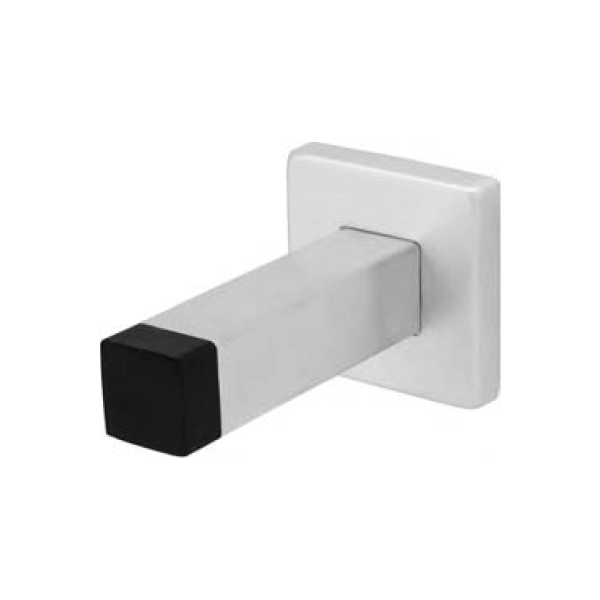 INOX DSIX14 Door Stop, Wall Mounted, Also Can Be Used as Coat Hook, Screws Included