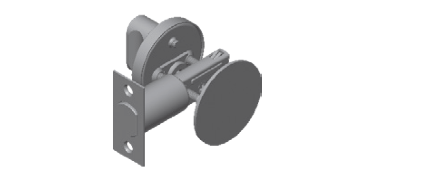 INOX GD Deadbolt With 2-1/16" Round Solid Casted Escutcheon