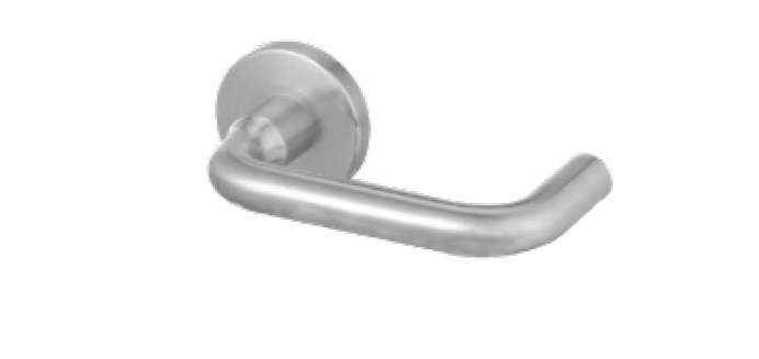 INOX MC7 Mortise Lockset with RS Rose, Satin Chrome