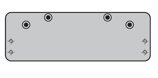 INOX DCDP61 Drop Plate for DC61 Door Closer