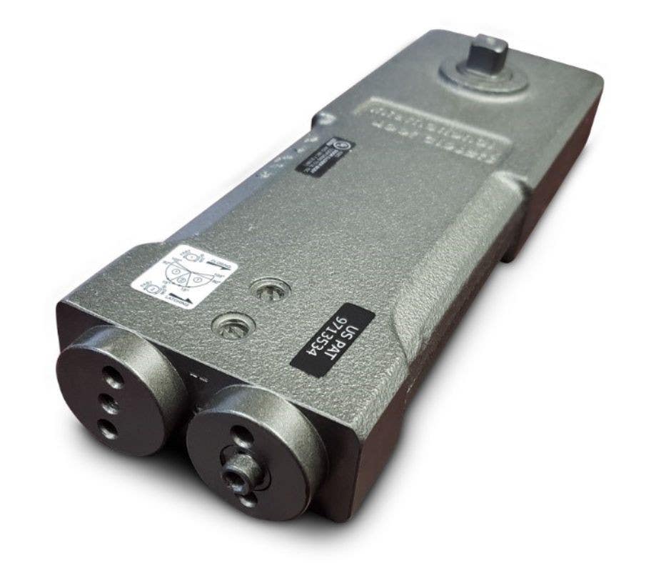 International Door Closers D500 Series Overhead Concealed OHC Closer, Adjustable Spring Power Grade 1, ADA 5lb to Medium