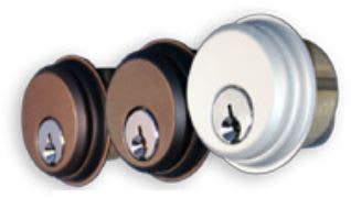 International Door Closers CZ-1001 Mortise Key Cylinder (Zinc) w/ 2 Key & 2 Ring (Pair)