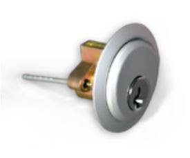 International Door Closers RZ-1003 Rim Cylinder (Zinc) w/ 2 Key & Ring