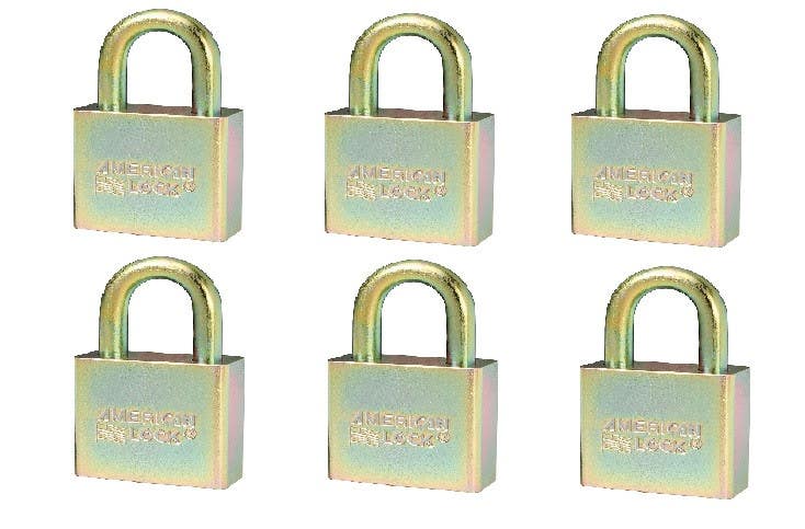American Lock A5200GLNKAS Rekeyable Solid Steel Government Padlock, Boxed Sets