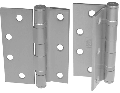 PBB BB5245 5 Knuckle Ball Bearing Stainless Steel 4.5" Hinge, Half Mortise Standard Weight