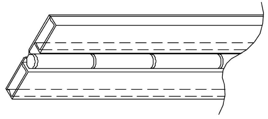 PBB CH53 Full Surface Stainless Steel Hinge