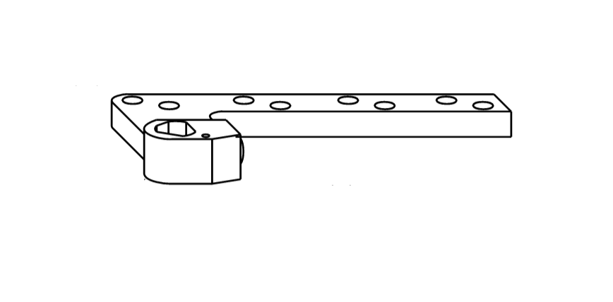 Rixson 18 Model L27 Arm Locking Screw 1-3/4" Door
