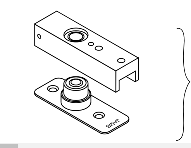 Rixson 700/800 Model Overhead Concealed Closer Parts