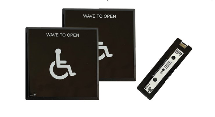 Cal-Royal CTB-09W Touchless Wave to Open Switch with Text & Logo Kit, For 8600 Series