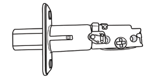 Cal-Royal LGDB-2 Adjustable 4-Way Deadbolt Latch Round Corner W/ Drive-in Collar