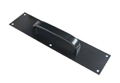 Cal-Royal PULPL Aluminum Pull Plate, Finish-Flat Black