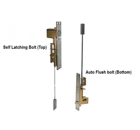 Cal-Royal SLAUTOFLM3 Metal Door Self-Latching Flush Bolt
