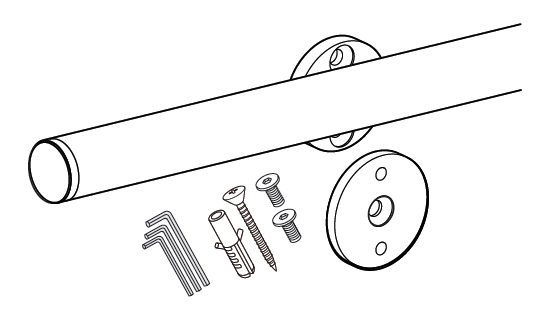 Cal-Royal SR1 Sliding Rod W/ Accessories