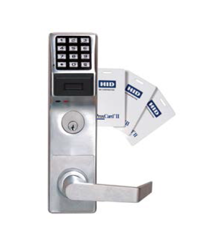 Alarm Lock PL3500 Trilogy Electronic Proximity Mortise Lock, Satin Chrome