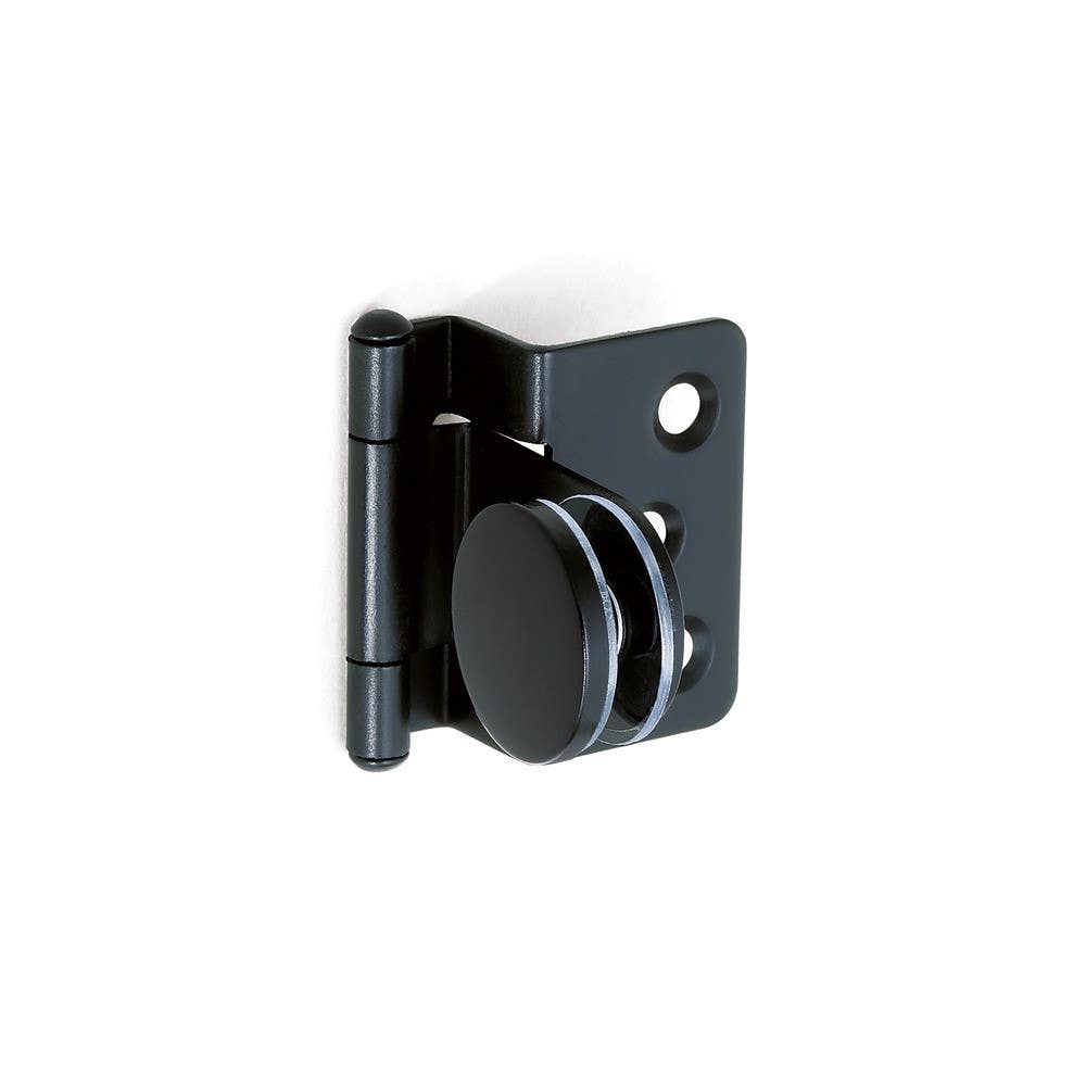 Sugatsune GH34-8BL Half Overlay Glass Door Hinge, Black