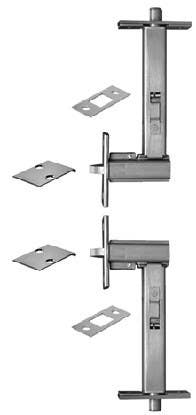 Rockwood 2962 Automatic Flush Bolt Set