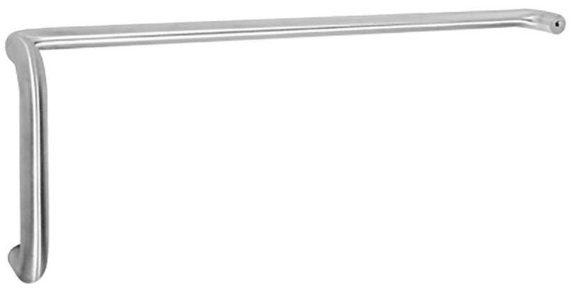 Rockwood T11847 Series 47 Straight Tubular Single Bar Set, 18" Pull Center to Center