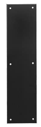 Rockwood 75B Laminate and Clear Plastic - Square Corners Push Plate-3-1/2" x 15" Plate