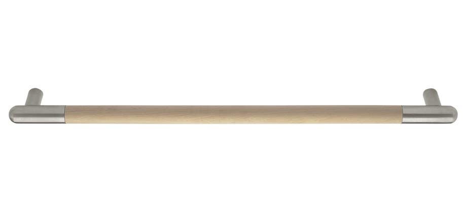 Rockwood RM40 ArborMet - Wood Grip Push Bar- Round Ends, up to 36" Center to Center