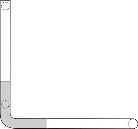 Rockwood RM442 CenTrex - Shaped Semi-Circular Pull
