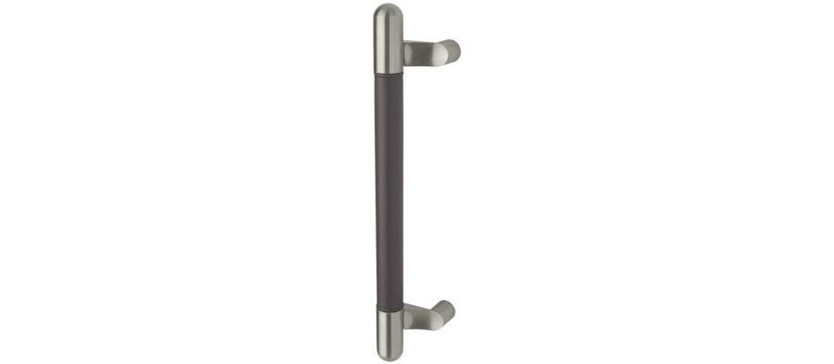 Rockwood RM6334 Flush Leather Offset Pull- Round Ends