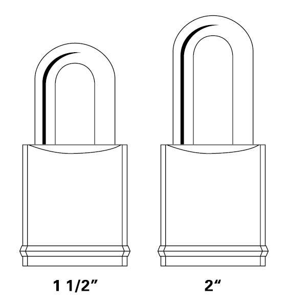 Falcon KS41 Series Padlocks (SFIC-Less Core), Chrome Plated Brass Body