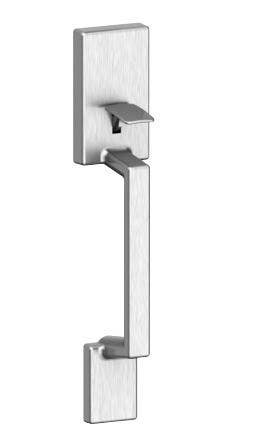 Schlage JE285 SUT Sutton Lower Half Front Entry Set, Exterior & Interior