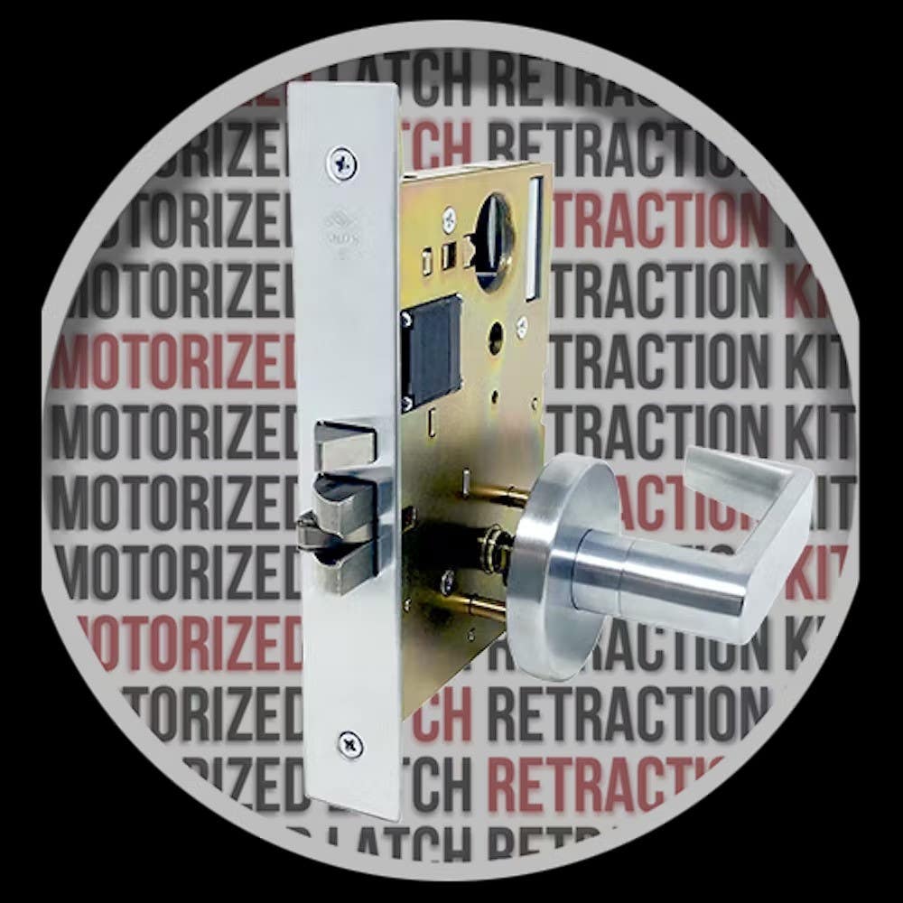 Command Access LPM190 Series Motorized Latch Retraction Complete Mortise Lock