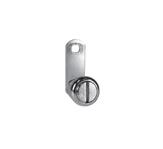CompX C8065-14A National Screwdriver Cam Latch, Non-Locking, 5/8" Cylinder Length, 3/4" Mounting Hole, Bright Nickel