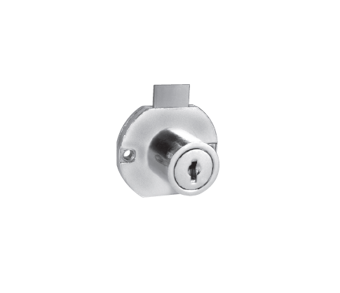 CompX C8706-3 National, Disc Tumbler Spring Bolt Drawer Lock, Requires 7/8" Mounting Hole, Cylinder Length - 15/16"